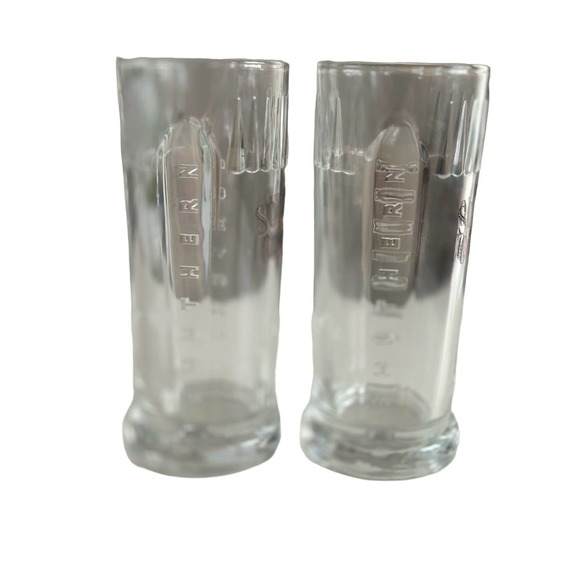 Set of Four Southern Comfort 6" Tall Logo Embossed Bar Glasses - Picture 6 of 6